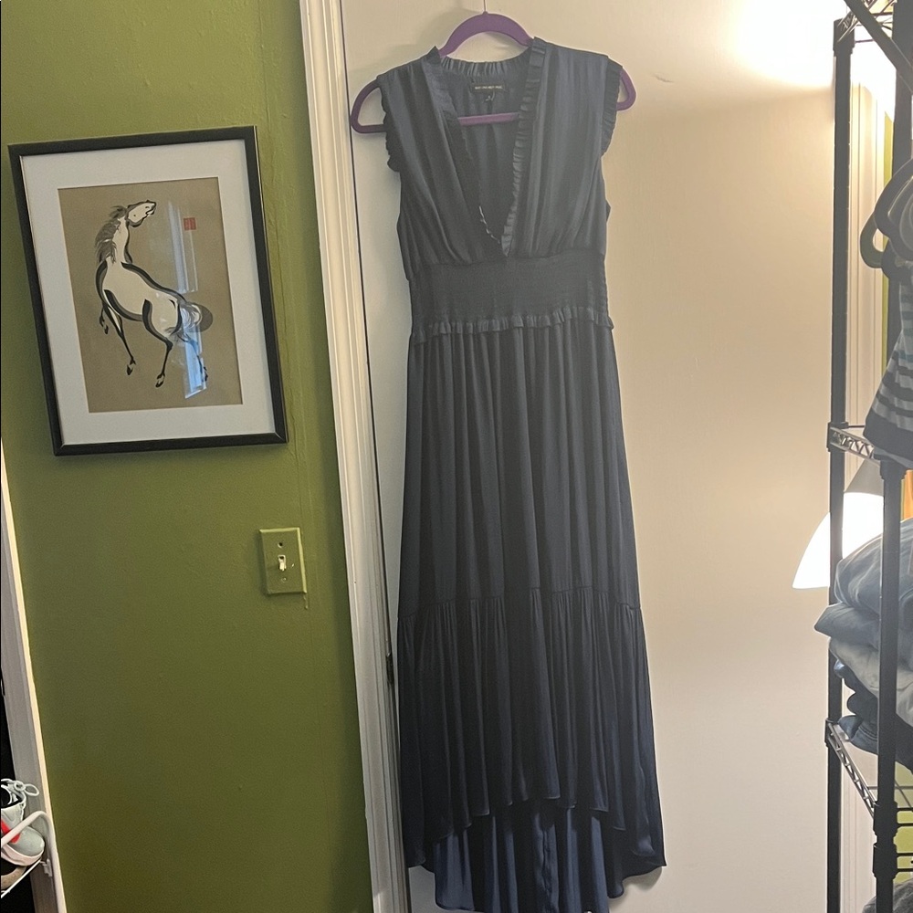 Banana Republic Navy High Low Dress